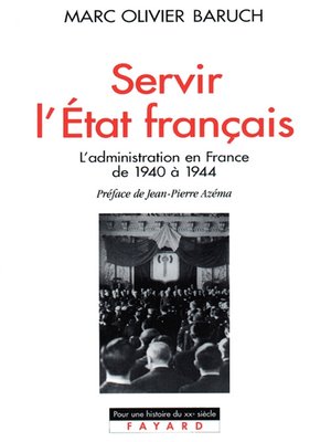 cover image of Servir l'Etat français